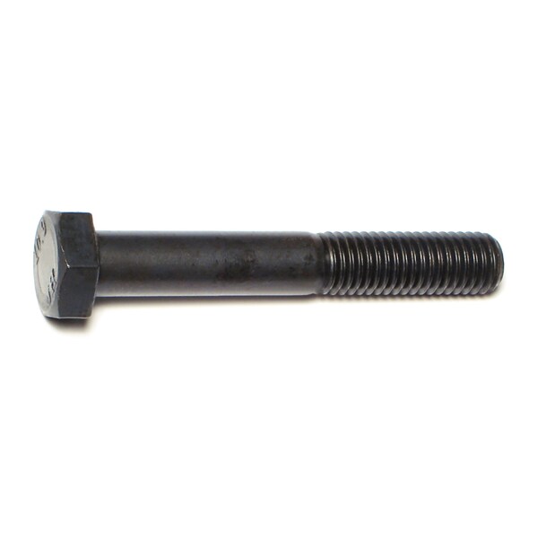 Midwest Fastener Class 10.9, M12-1.75 Hex Head Cap Screw, Plain Steel, 80 mm L, 4 PK 73828 - main